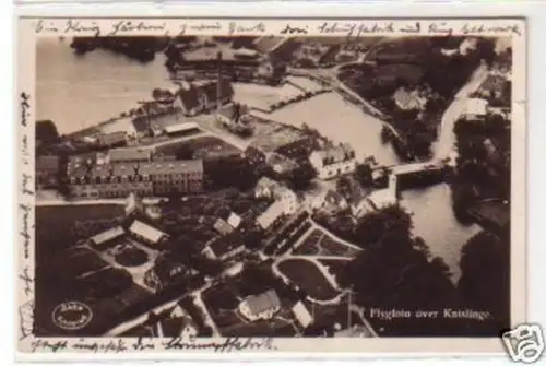 30536 Ak Flygfoto över Knislinge 1932