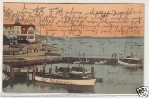 30910 Ak Längedrag Schweden Hafenansicht 1913