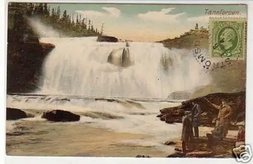 33235 Ak Tännforsen in Schweden Wasserfall 1909