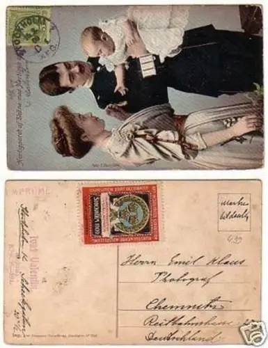 31192 Ak Schweden königliche Familie 1909
