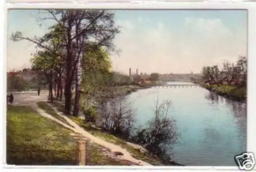 30675 Ak Charkow Fluß-Ansicht La rivière Lopan 1914