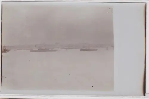 83707 Foto Ak Lissabon Portugal - vom Tajo aus gesehen 1914