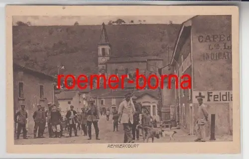 78421 Ak Rembercourt-Sommaisne Cafe´ Feldlazarett 1917