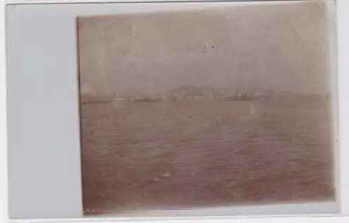 83915 Foto Ak Lissabon Portugal - vom Tajo aus gesehen 1914