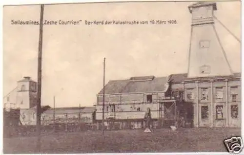 23788 Ak Sallaumines Frankreich "Zeche Courrier" 1916