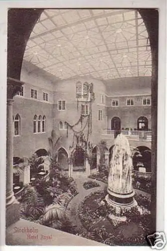 19429 Ak Stockholm Schweden Hotel Royal um 1910