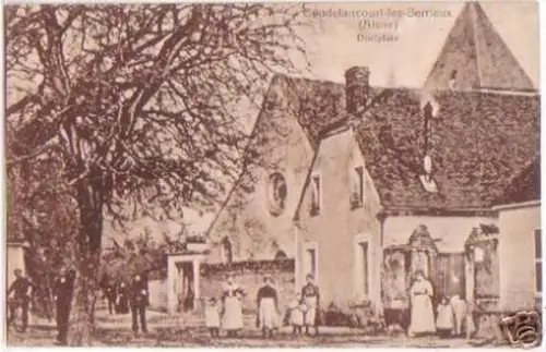 16763 Ak Goudelancourt les Berrieux Dorfplatz um 1915