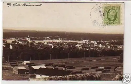 33217 Foto Ak Strömsund Totalansicht Schweden 1909