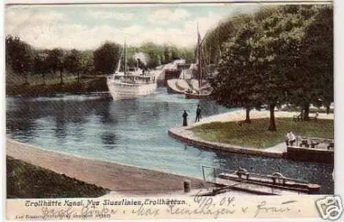 33312 Ak Trollhätan Schweden Trollhätte Kanal 1904