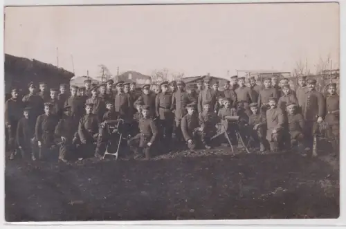 28617 Foto Ak Verdun Maschinengewehr Abteilung 1917