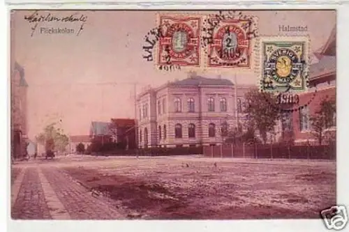 33507 Ak Halmstad Fliekskolan Schweden 1909