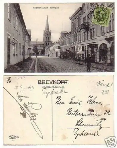 18127 Ak Halmsatd Schweden Köpmansgatan 1909