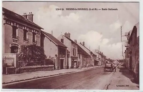 45621 Ak Voisins le Mouroux Route Nationale um 1920