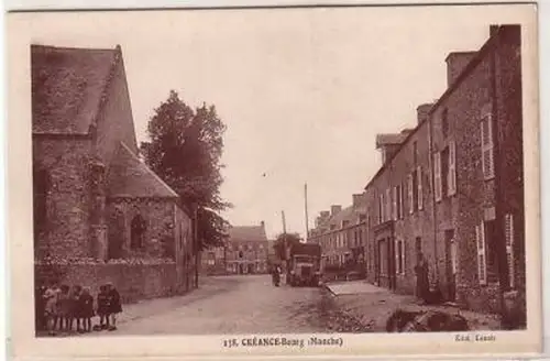 45580 Ak Creance Bourg (Manche) France 1940