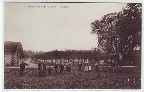 45391 Ak Marest sur le Matz (Oise) La Place um 1915