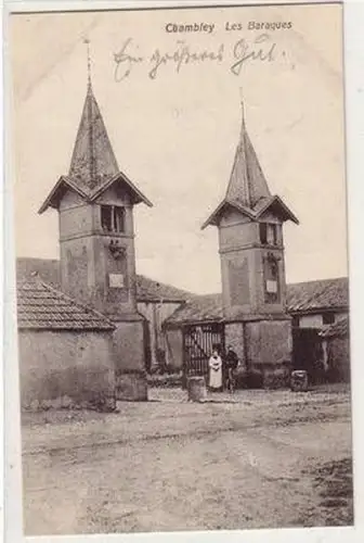 45492 Ak Chambley France Les Baraques um 1915