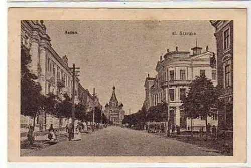 28024 Feldpost Ak Radom Polen Ul. Szeroka 1915