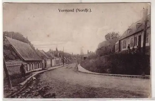 45507 Feldpost Ak Vermand Nordfrankreich 1916