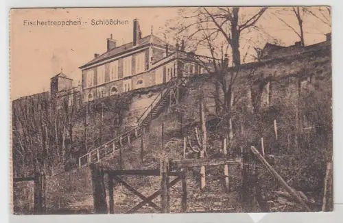 68739 Feldpost Ak Fischertreppchen Schlößchen 1916