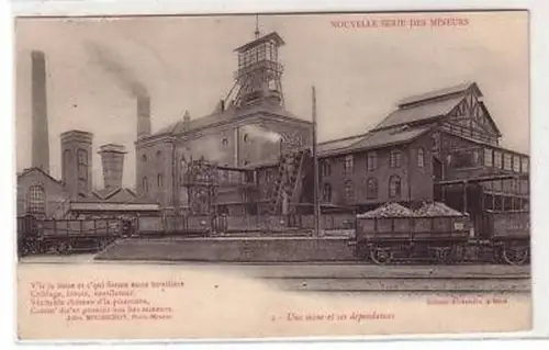 45207 Feldpost Ak Mine (France) Bergbau