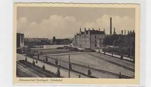 04475 Ak Litzmannstadt Warthegau Ostbahnhof um 1940