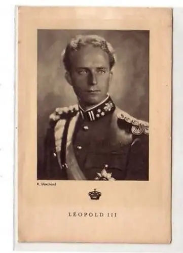 07942 Ak Belgien König Leopold III um 1935