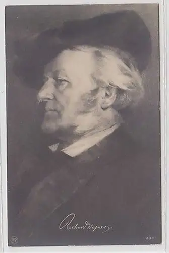 63091 Ak Wilhelm Richard Wagner Komponist und Schriftsteller um 1900