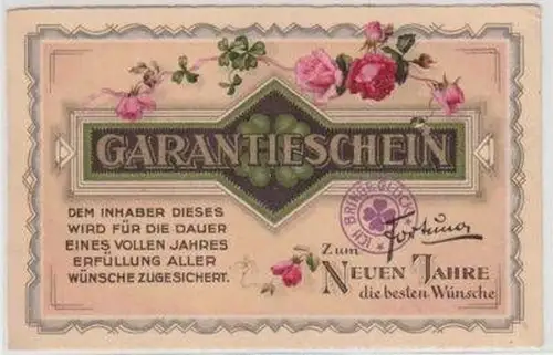 48327Ak Zum neuen Jahre die besten Wünsche Fortuna 1935