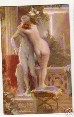 02656 Ak Erotik Jan Styka Ein Kuss der Eunica um 1920