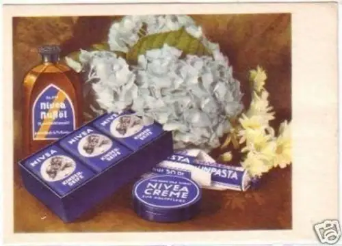 26586 Reklame Ak Nivea Kosmetik Produkte um 1940