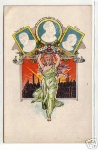 09419 Präge Ak Sozialdemokratie um 1910