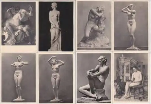 46993/8 Erotik Ak weibliche Aktdarstellungen um 1935