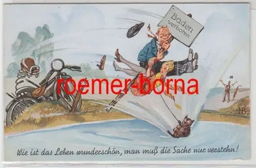49488 Künstler-Ak Humor 'Wie ist das Leben wunderschön ...' um 1910