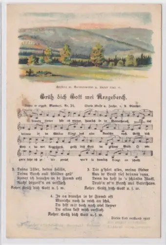89690 Studentika Lied Ak Keil m. Sonnenwirbel - Anton Günther
