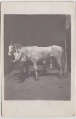 38188 Foto Ak Soldat Res. Proviant Kolonne Nr.11, 1916