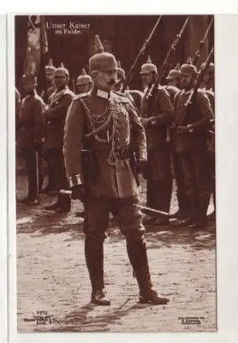 45926 Ak Unser Kaiser im Felde 1. Weltkrieg um 1915