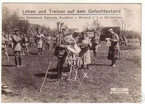 76: Maximum-Ak Militär 1. WK Gefechtsstand um 1915