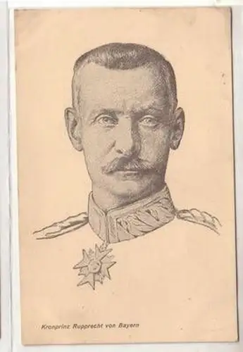 25048 Ak Kronprinz Ruppr. v. Bayern Uniform 1. WK um1915