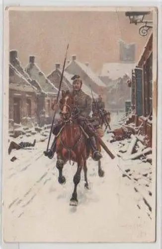 47769 Winter Ak Reiter Patrouille 1. Weltkrieg 1917