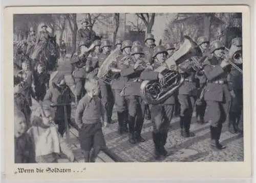 49774 Ak Militär Orchester um 1940