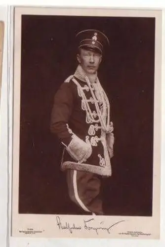 45917 Ak Wilhelm Kronprinz in Uniform um 1915