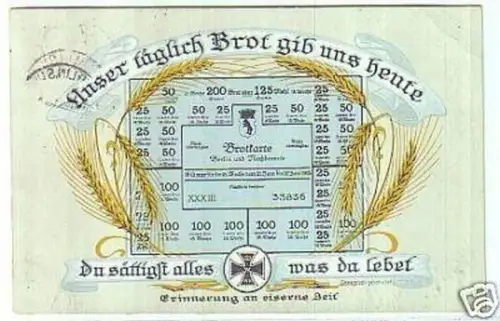 19162 Patriotika Ak Erinnerung an eiserne Zeit 1916