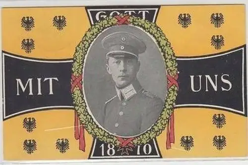 45922 Ak der deutsche Kronprinz "Gott mit Uns" um 1915