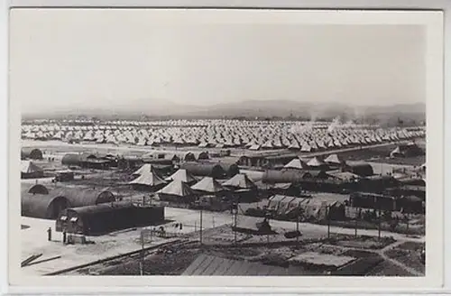 63411 Foto Ak riesiges Zeltlager auf einem Truppenübungsplatz um 1935