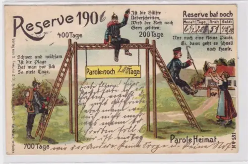 86980 Reservistika Ak Reserve 1906 Parole Heimat 1906