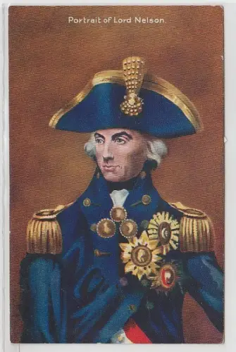 70739 Ak Portrait of Lord Nelson um 1910