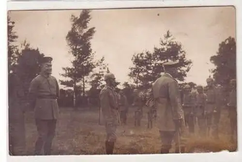 50955 Foto Ak Generalfeldmarschall von Hindenburg an der Front im 1. Weltkrieg