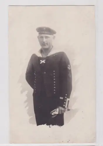 69960 Foto Ak Matrose Kreuzer 'Emden' Geschützführer 1930