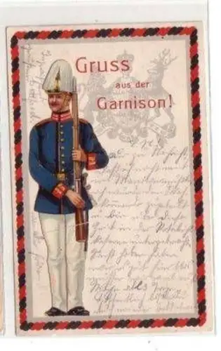 46377 Ak Gruss aus der Garnision! 1905
