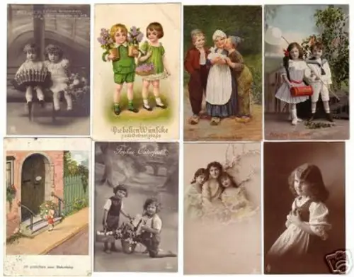 11161/8 schöne Glückwunsch Ak mit Kindern um 1910